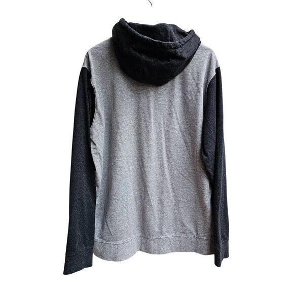 Burton Mens Hoodie Gray & Black Long Sleeve Pullover, Burton Graphic, Size XL - Picture 2 of 10